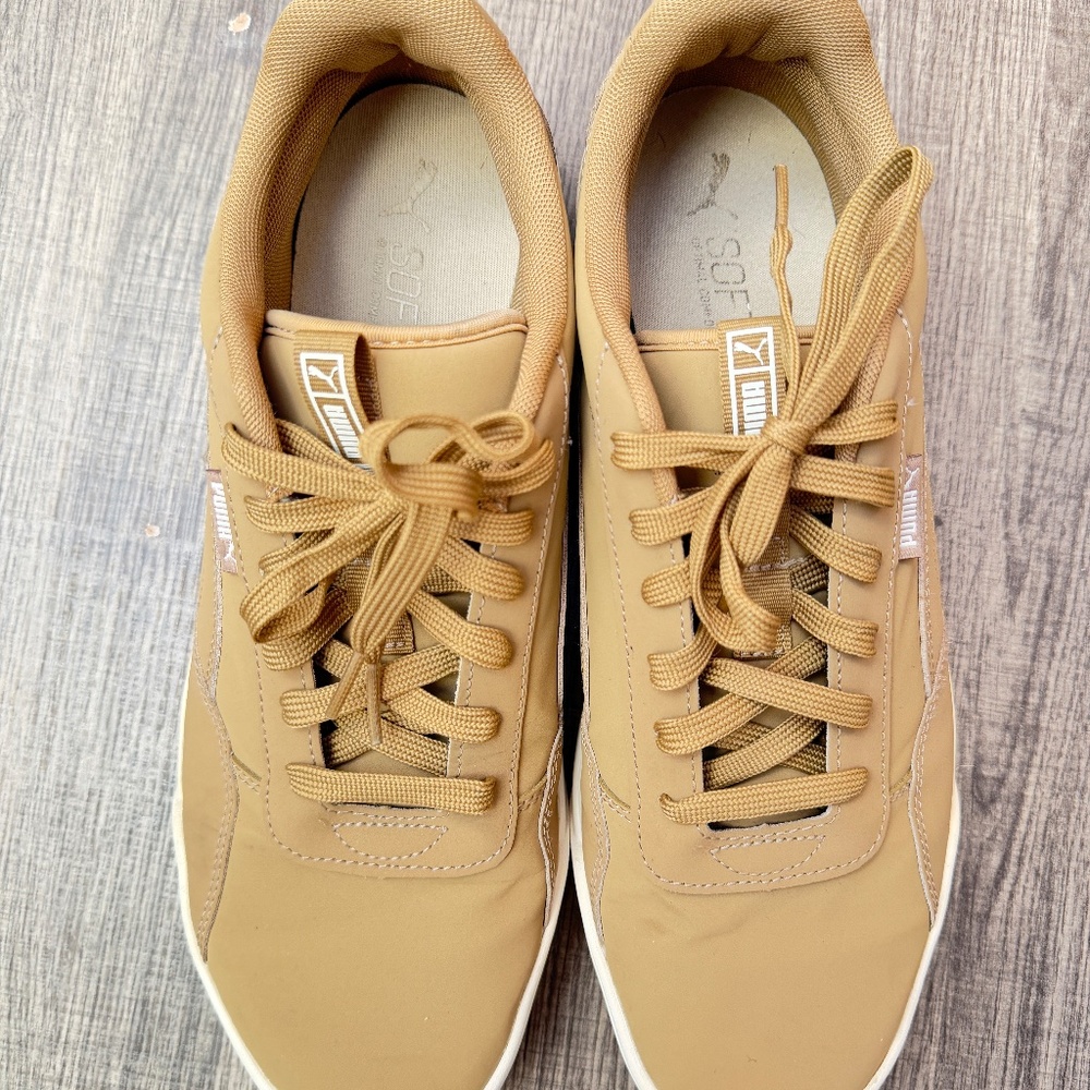 Puma RARE Soft Foam Casual Shoes Men's Size 12 Tan Brown Khaki - Picture 2 of 5